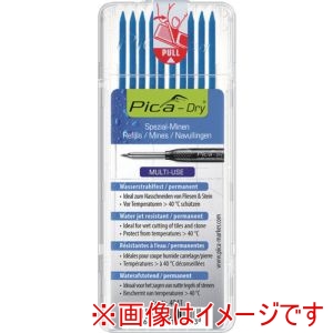 ピカマーカー Pica Marker ピカマーカー 4041 ウォータージェット耐性替え芯 青 10本入り