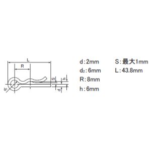 エヌティービー NTB NTB SCP-R16 スナップピン 16mm用 スチール 10本入 エヌティービー