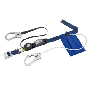 タイタン タイタン SLN505-W-NB リーロックS2NEOライト ロック装置付巻取器+補助ロープ式胴ベルト ネイビー 墜落制止用器具