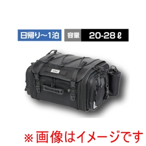 タナックス TANAX TANAX MFK-1001 ツーリング用バッグ キャンピングシートバッグS 目安 日帰り～1泊 容量 20～28L 最大積載量 7kg