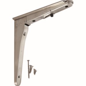 スガツネ工業 スガツネ工業 BOS-240 120030090 BOS-240ステンレス鋼製折りたたみ棚受