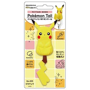 東洋ケース TOYO CASE 東洋ケース ぺったりフック ポケモンテール ピカチュウ メスのすがた SH-PM-02