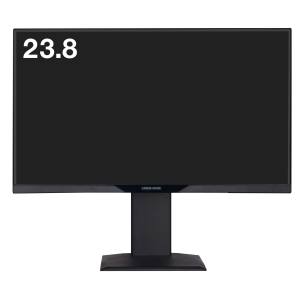 グリーンハウス GreenHouse グリーンハウス GH-LCW24LH-BK 23.8型ワイドフルHDLED液晶昇降スタンドタイプ  黒