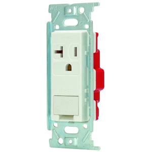 神保電器 神保電器 JEC-BN-ITGE PW 15A 20A共用コンセント ピュアホワイト