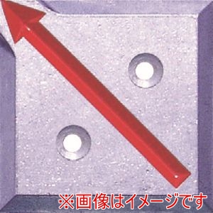 STS STS SH-4-2 境界用標示板 2穴 貼付用 SH-4 10枚入