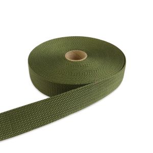 日本紐釦貿易 Nippon Chuko NBK パイレンバンド ポリプロピレン製 巾 30mmx10m巻 カーキ PM30-10-21 日本紐釦貿易