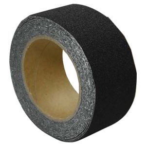 水上 MIZUKAMI 屋外用滑り止め すべらんテープ 100mm×5m 黒 0664-00041