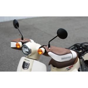 大久保製作所 マルト MARUTO マルト HC-PRM001 丸目カブ用ハンドルカバー ブラウン 大久保製作所