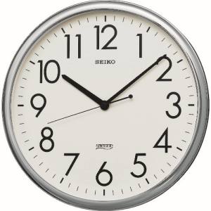 セイコー SEIKO セイコー KH220A オフィスクロック 直径314×36 P枠 銀色