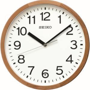 セイコー SEIKO セイコー KX249B 電波掛時計 天然木枠