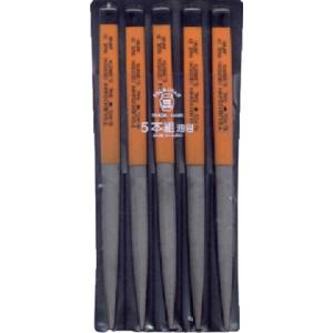 ツボサン TSUBOSAN ツボサン DE005-04 組ヤスリ 5本組 楕円 油目