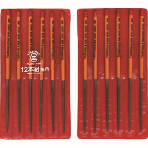 ツボサン TSUBOSAN ツボサン KA012-01 組ヤスリ 12本組 角 荒目
