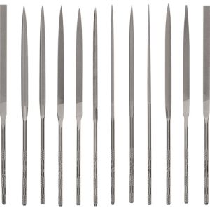 ツボサン TSUBOSAN ツボサン LA2493-0 精密ヤスリ 12種セット 160mm #0