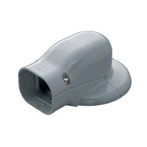 因幡電工 INABA 因幡電工 SWM-100G 配管化粧カバー ウォールコーナー エアコンキャップ用 100タイプ グレー