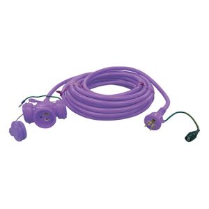 ジャッピー JAPPY ジャッピー KM03-10JP 3P防水型延長コード 紫 JAPPY