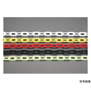 エスコ ESCO エスコ EA980A-41 プラスチックチェーン 白 6.0mm×10m
