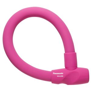パナソニック Panasonic パナソニック NSAJ088-M シリコン極太ワイヤー錠 ピンク Panasonic