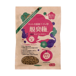 三晃商会 SANKO 三晃商会 ペットの脱臭トイレ砂 脱臭梅 0.5L