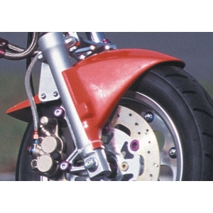 アグラス AGRAS アグラス 604-100-150 フロントフェンダー 10インチ ホワイト モンキー 30パイフォーク AGRAS