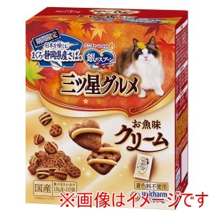 ユニチャーム unicham ユニチャーム 銀のスプーン 三ツ星グルメ お魚味クリーム 期間限定 日本を愉しむまぐろ 静岡県産さば味 180g