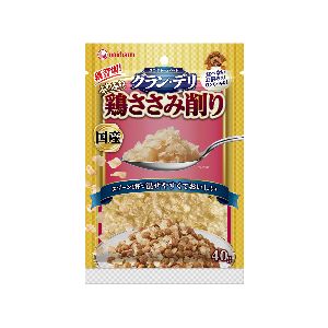 ユニチャーム Unicharm ユニチャーム グラン デリ ふわふわささみ削り 成犬用 鶏ささみ 40g