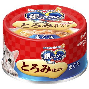 ユニチャーム Unicharm ユニチャーム 銀のスプーン 缶 とろける旨み仕立て まぐろ 70g
