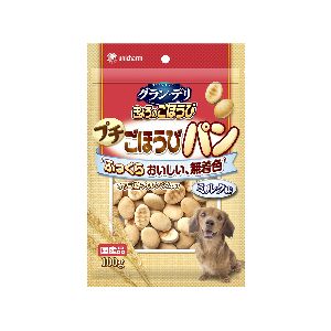 ユニチャーム Unicharm ユニチャーム グラン デリ 銀のさら きょうのごほうび プチごほうびパンミルク味 100g 犬 おやつ
