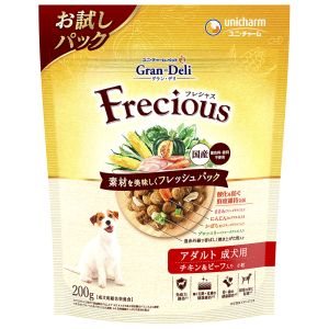 ユニチャーム Unicharm ユニチャーム グラン デリ フレシャス アダルト成犬用 チキン ビーフ入り 200g 274170