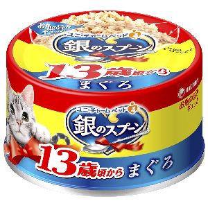 ユニチャーム Unicharm ユニチャーム 銀のスプーン 缶 13歳 まぐろ 70g