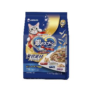 ユニチャーム Unicharm ユニチャーム 銀のスプーン 贅沢素材バラエティ まぐろ かつお 白身魚味 750g