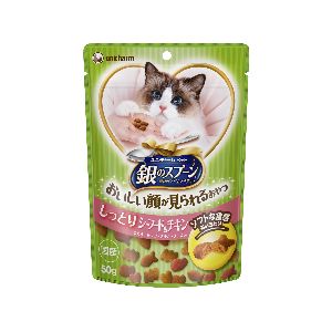 ユニチャーム Unicharm ユニチャーム 銀のスプーン おいしい顔が見られるおやつ しっとりシーフード & チキン 50g 猫 おやつ