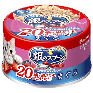 ユニチャーム Unicharm ユニチャーム 銀のスプーン 缶 20歳を過ぎてもすこやかに まぐろ 70g