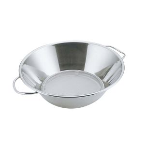 三宝産業 YUKIWA ユキワ UK 18-8 両手ハンドル パンチング 油こし 23cm 9921233 三宝産業