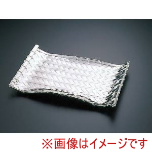遠藤商事 TKG TKG SA「輝き」アジロ角盛皿 大90679B QML56 遠藤商事