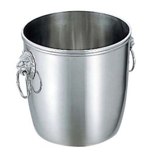 三宝産業 YUKIWA ユキワ UK 18-8 B渕 シャンパンクーラー B ライオン付 3272130 三宝産業