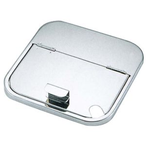三宝産業 YUKIWA ユキワ UK ポリカーボ 深型 角 キッチンポット用 割蓋 13.5cm 三宝産業