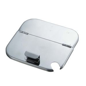 三宝産業 YUKIWA ユキワ UK 18-8 深型 角 キッチンポット用 割蓋 18cm 三宝産業