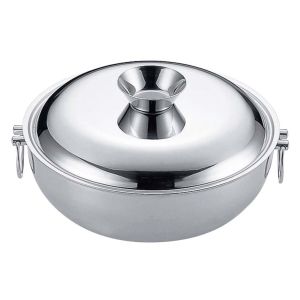 三宝産業 YUKIWA ユキワ UK 18-0 しゃぶしゃぶ鍋 23cm 三宝産業