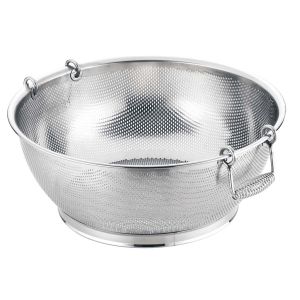 三宝産業 YUKIWA UK パンチング 浅型 ざる 40cm 手付自在 ユキワ 三宝産業 YUKIWA