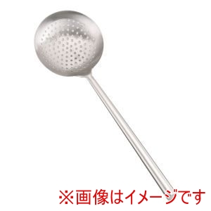 三宝産業 YUKIWA ユキワ UK ステンレス パイプ柄 ワンピース 穴明 中華お玉 大 三宝産業