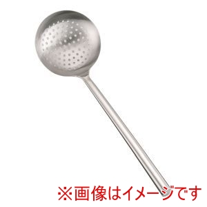 三宝産業 YUKIWA ユキワ UK ステンレス パイプ柄 ワンピース 穴明 中華お玉 中 三宝産業