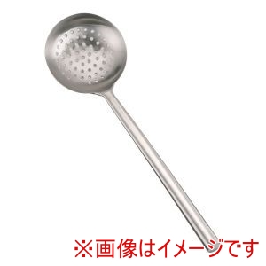 三宝産業 YUKIWA ユキワ UK ステンレス パイプ柄 ワンピース 穴明 中華お玉 小 三宝産業