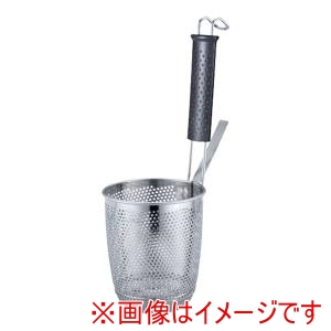 三宝産業 YUKIWA ユキワ UK UK18-8パンチングシリコン柄 丸底うどんてぼ L AUD5501 三宝産業