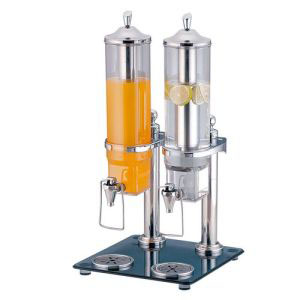 三宝産業 YUKIWA ユキワ UK KINGO ジュースディスペンサー2.6L 2連タイプ 36402-2 三宝産業