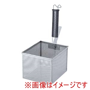 三宝産業 YUKIWA ユキワ UK 18-8パンチングシリコン柄角型うどん揚 AUD5801 三宝産業