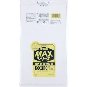 ジャパックス JAPACK’S ジャパックス S-98 業務用MAX 90L 半透明 10枚 0.020