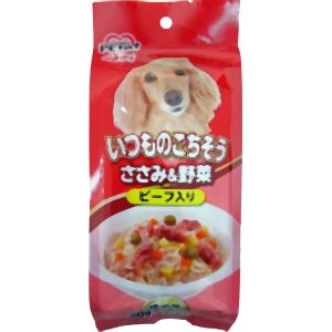ペットアイ PET&i ペットアイ いつものごちそう ささみ & 野菜 ビーフ入り 80g×3P