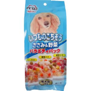 ペットアイ PET&i ペットアイ いつものごちそう ささみ & 野菜 バラエティパック 80g×3P