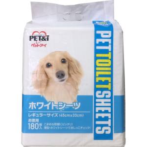 ペットアイ PET&i ペットアイ ホワイトシーツ レギュラー 徳用 180枚