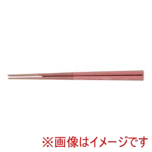 福井クラフト 福井クラフト 超耐熱隅丸木目箸 茶/グレーツートン 18cm 10膳入